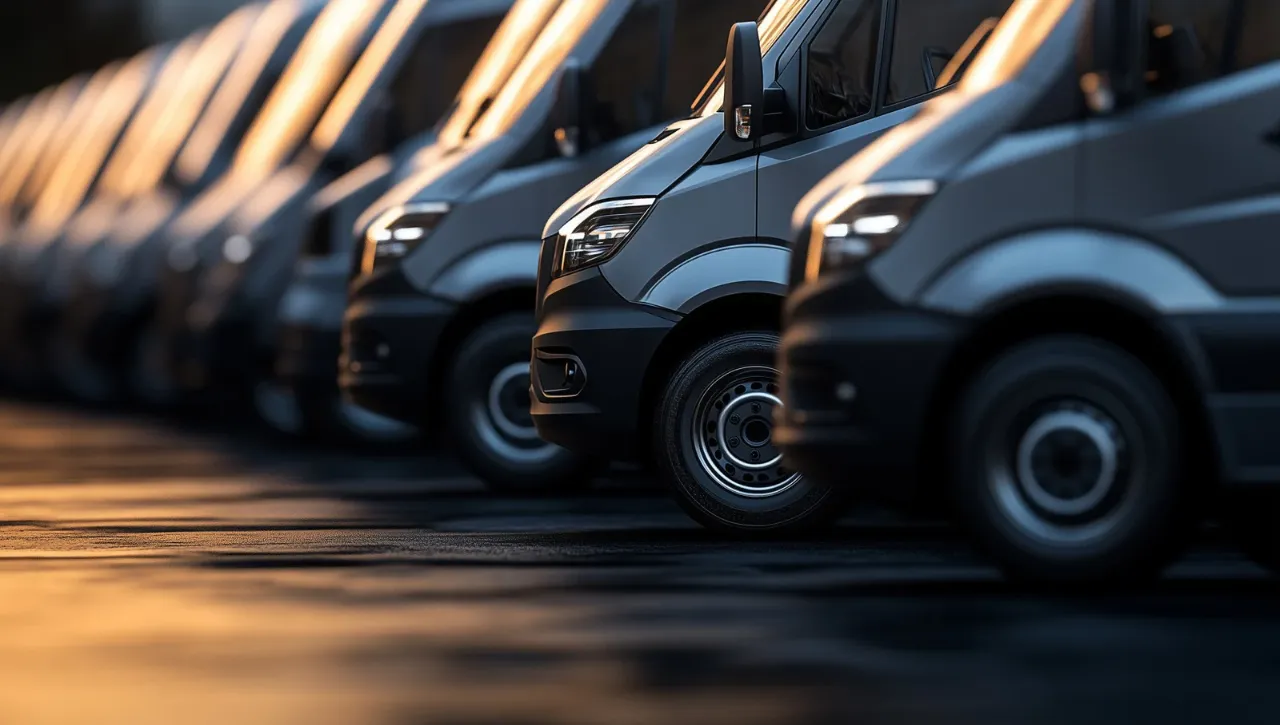 Ubezpieczona flota firmowa busów